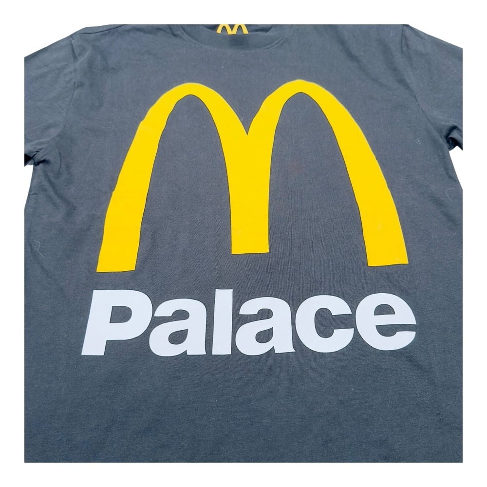 Palace x McDonald's Logo Archers Mens Size Small Black Yellow - Picture 2 of 10